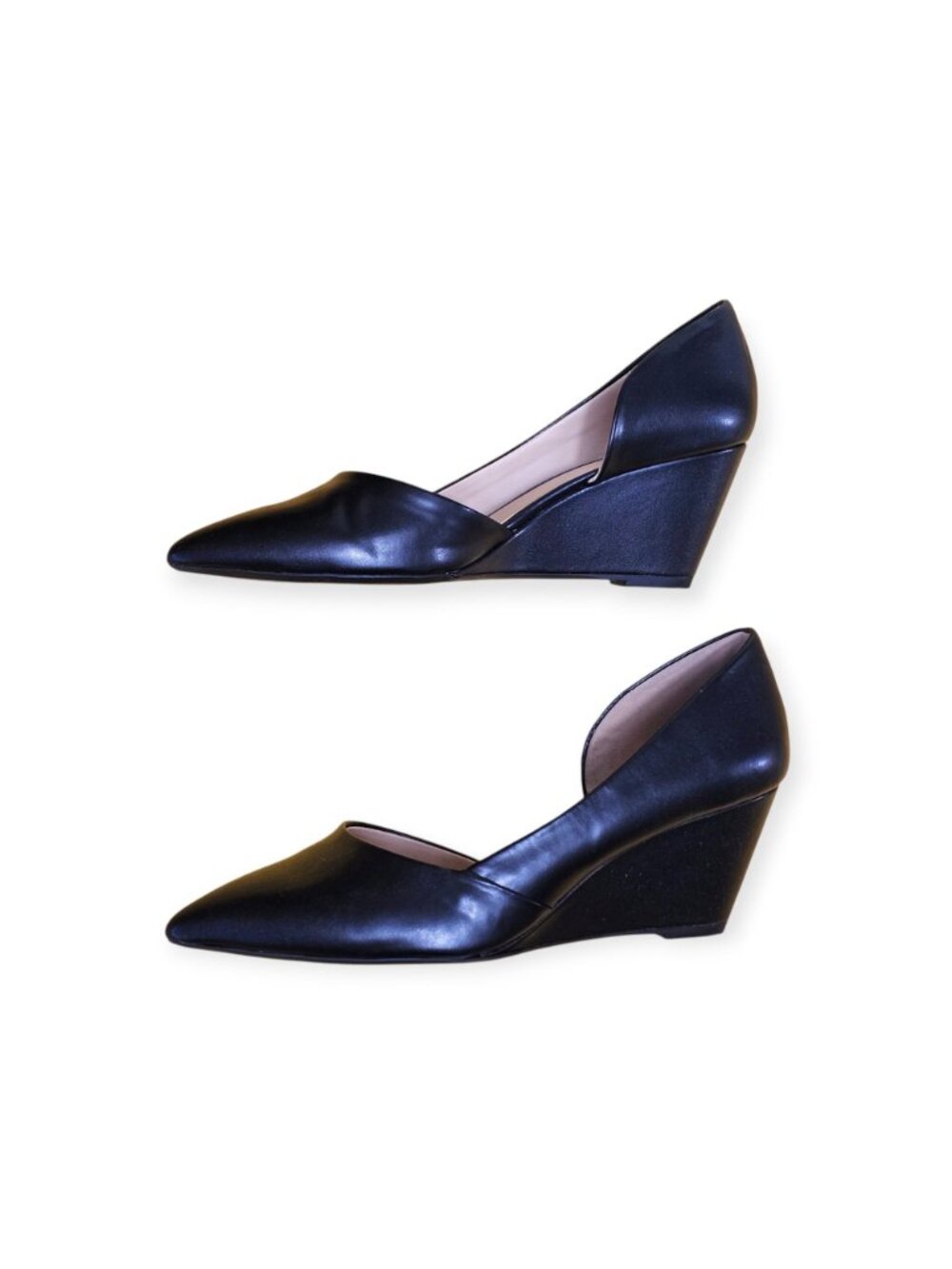 Kenneth Cole Reaction Womens Eltinn Black Wedge Pumps Size 10 EU 41 Box Included - Picture 4 of 7